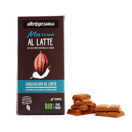 CIOCCOLATO MASCAO AL LATTE - BIO | COD. 452 | 100 g