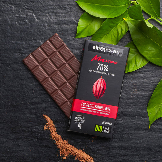 cioccolato mascao fondente extra biologico Altromercato