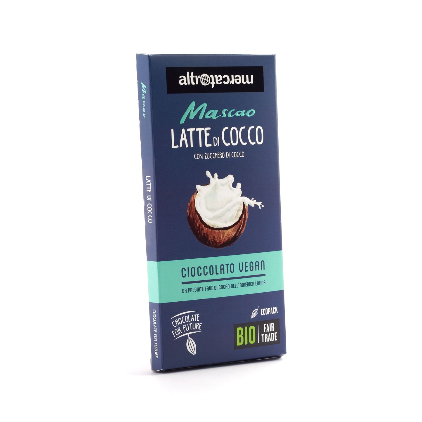 CIOCCOLATO MASCAO FONDENTE AL LATTE DI COCCO - BIO | COD. 879 | 80 g