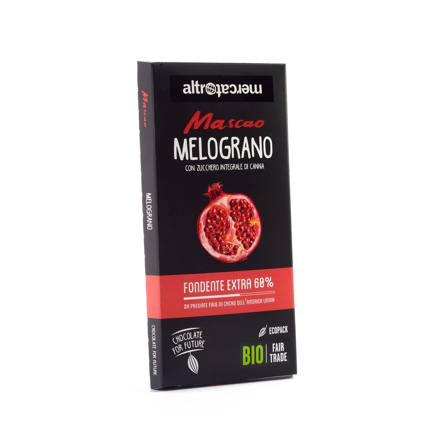 CIOCCOLATO MASCAO FONDENTE EXTRA AL MELOGRANO - BIO |COD 880 | 80 g