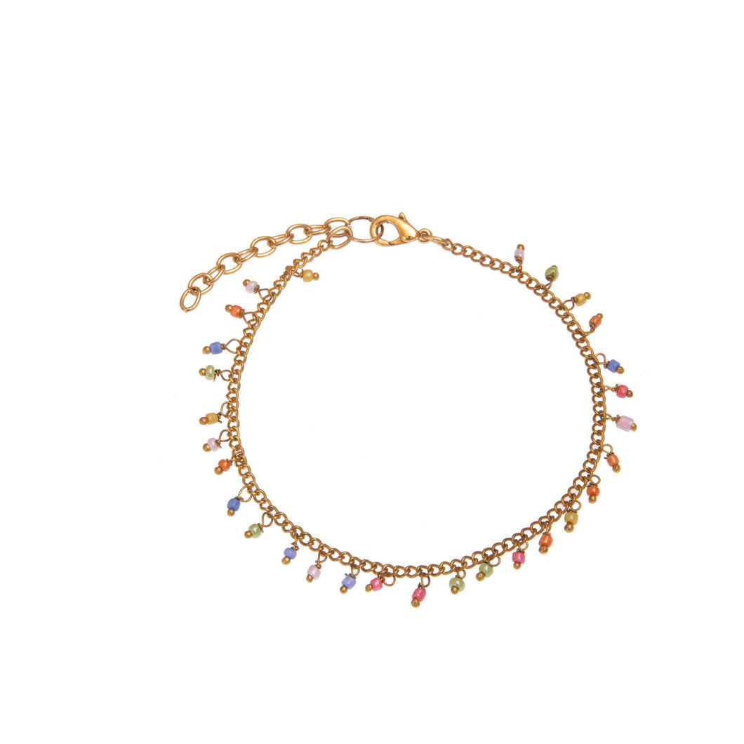 BRACCIALE NEW RUBUS OTTONE COLOR ORO, VETRO COLORATO | HUBM3411330788000