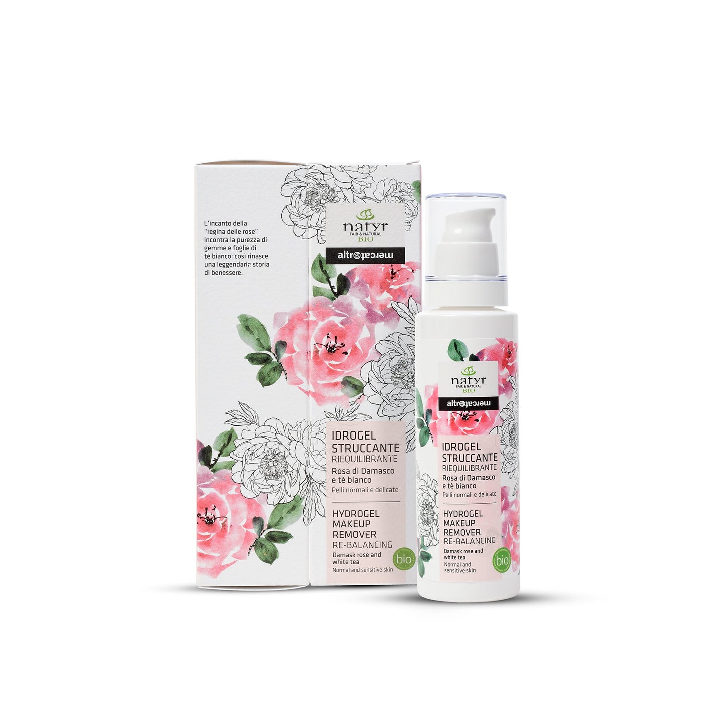 IDROGEL STRUCCANTE  - ROSA DI DAMASCO - BIO | 150 ml | COD. 117