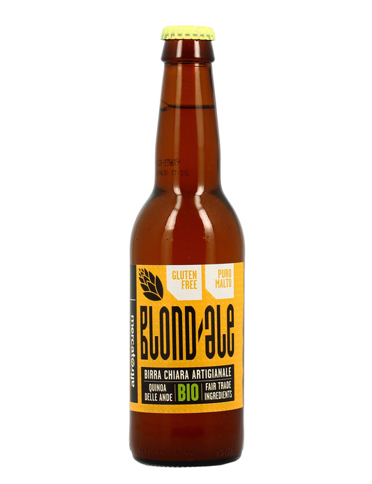 BIRRA CHIARA BLOND ALE ALLA QUINOA SENZA GLUTINE - BIO | COD. 670 | 330 ml