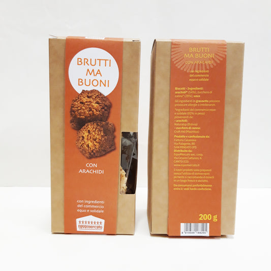 BISCOTTI BRUTTI MA BUONI ALLE ARACHIDI | COD  EQM9000297 |200 g