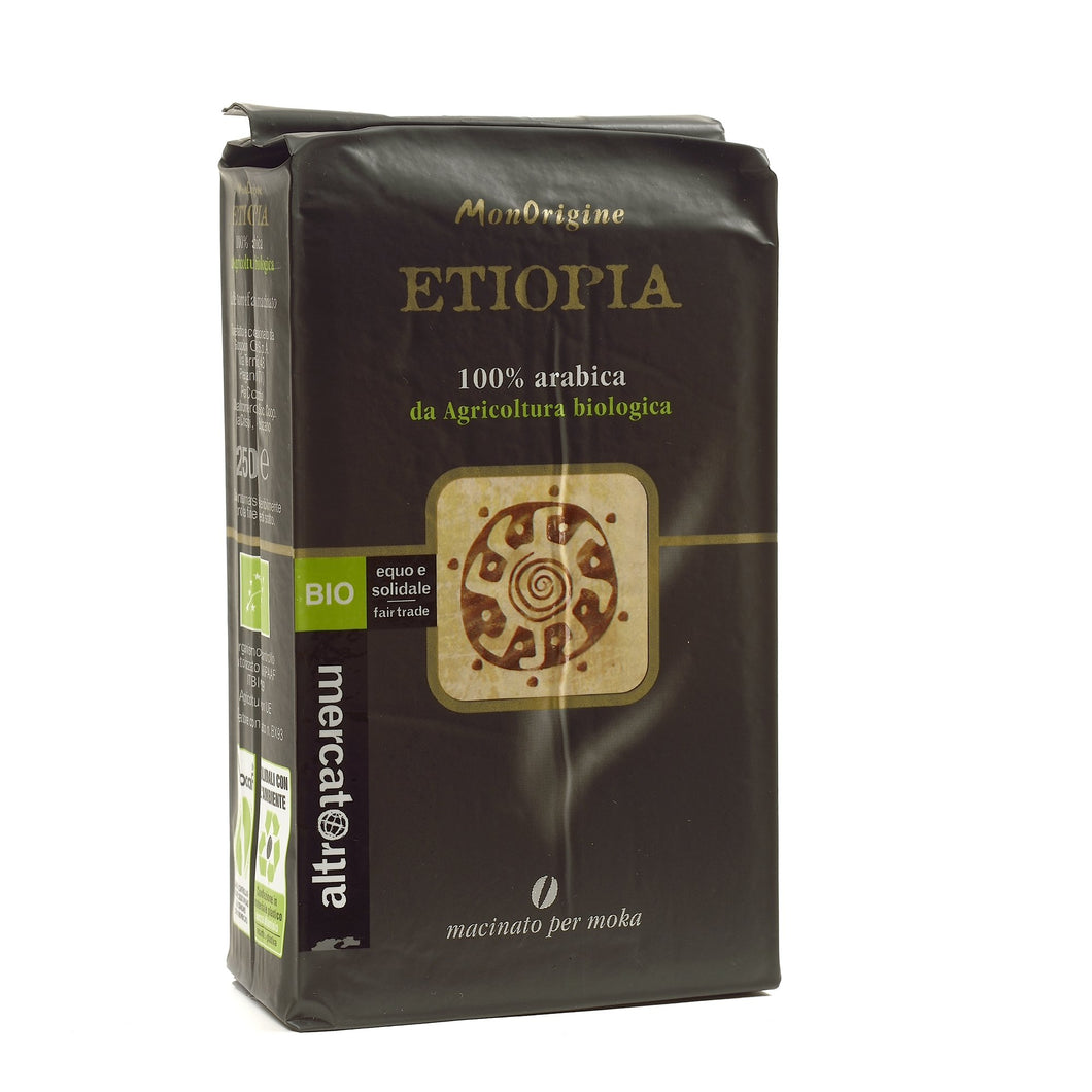 CAFFÈ 100% ARABICA MACINATO MONORIGINE ETIOPIA - BIO | COD. 382 | 250 g