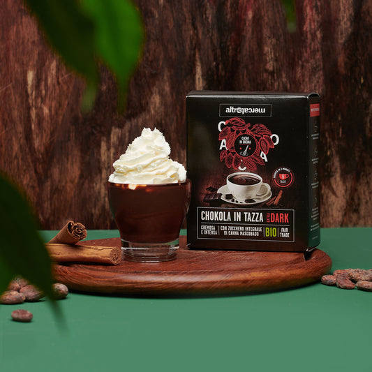 PREPARATO PER CIOCCOLATA IN TAZZA CHOKOLA EXTRA DARK - BIO | COD. 00003396 | 125 g