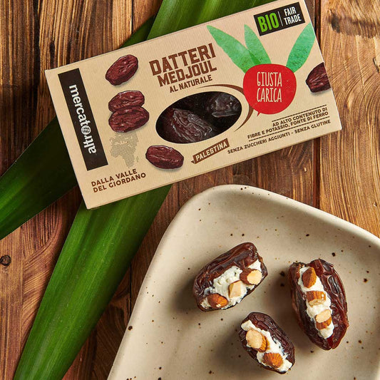 DATTERI MEDJOUL AL NATURALE - BIO -PALESTINA | COD. 1216 | 200 g