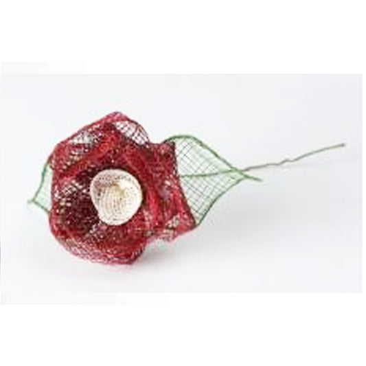 FIORE DECORATIVO ROSA PORPORA SINAMAY | COD 39425