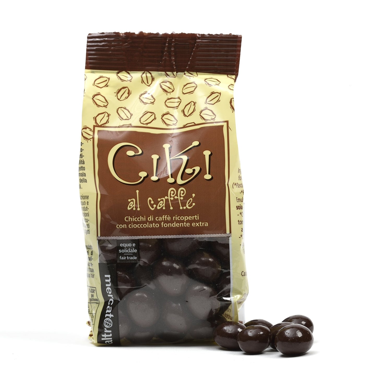 CIKI DRAGEES DI CAFFÈ RICOPERTI AL CIOCCOLATO | COD. 00000029 | 100 g