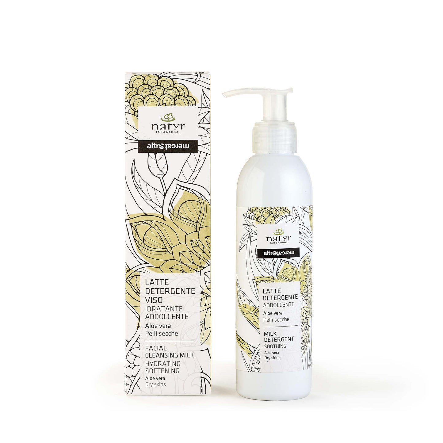 LATTE DETERGENTE VISO - ALOE | 200 ml | COD. 30240