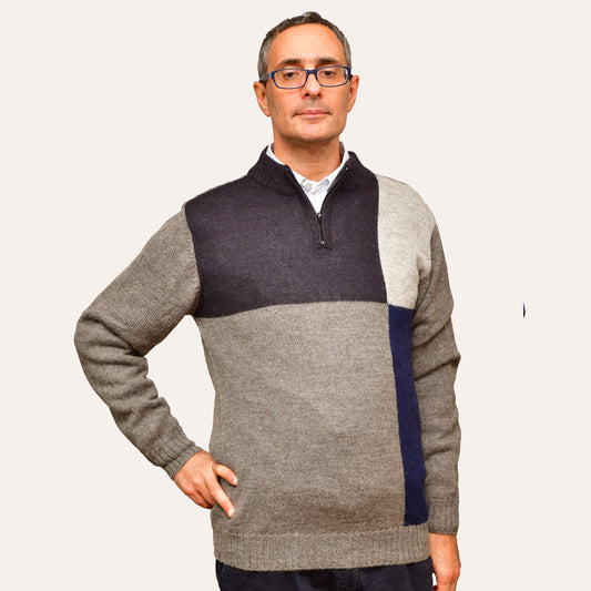 MAGLIONE UOMO PICAFLOR IN ALPACA | COD AGA06A0034M