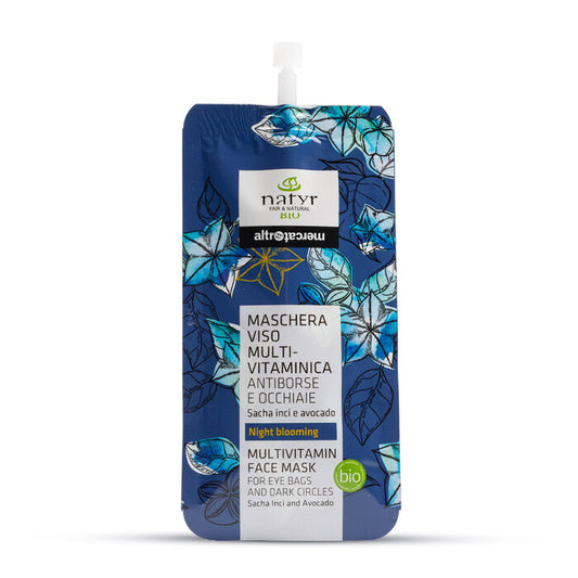 Maschera viso multivitaminica Natyr - Sacha Inchi e Avocado - bio
