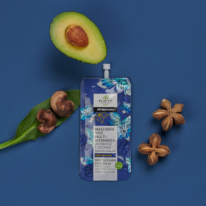 i prodotti natyurali della Maschera viso multivitaminica Natyr - Sacha Inchi e Avocado - bio