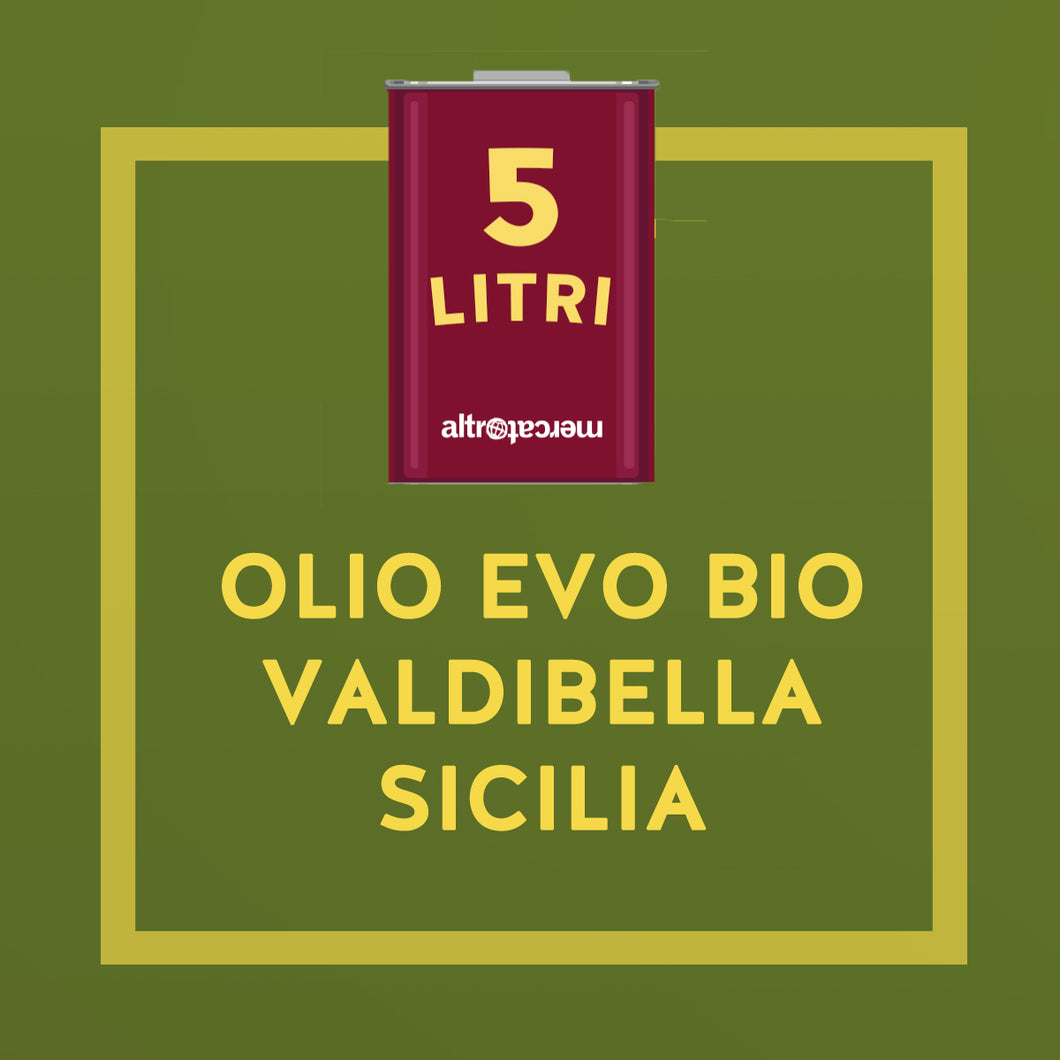 OLIO EXTRA VERGINE D'OLIVA IN LATTA BIO - VALDIBELLA | COD 1127 | 5lt