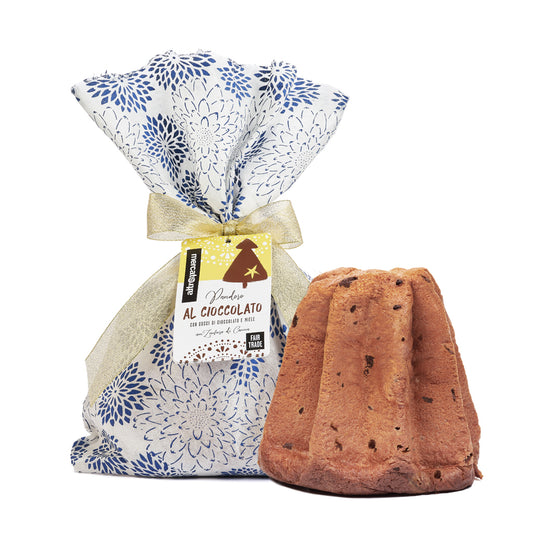 Pandoro al cioccolato equosolidale Altromercato. Regali solidali di Natale