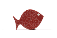 PORTAFOTO PESCIOLINO ROSSO IN PIETRA SAPONARIA | COD HUBAQKE00625