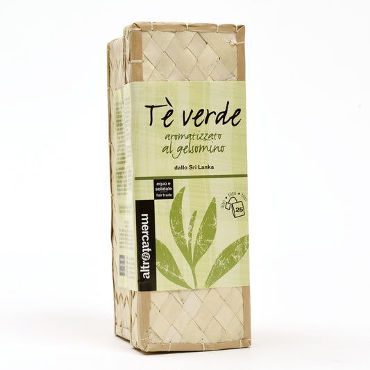 TÈ VERDE AL GELSOMINO IN CESTINO  | COD. 810 | 25 filtri - 50 g