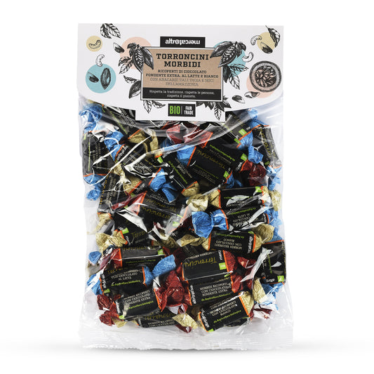 TORRONCINI RICOPERTI MORBIDI ASSORTITI - BIO | COD 369 | 500 g
